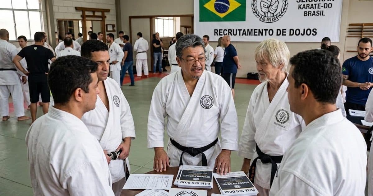 Sensei narita no senso nacional de Dojos